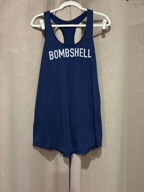 Victoria's Secret Navy Bombshell Tank PJ Shirt